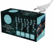 NoName PR Girlanda 60 LED, rampouchy, studené bílé světlo + záblesk