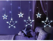 NoName Světelná clona PR 138 LED, hvězdy, studené bílé světlo