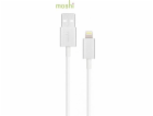 Moshi Kabel USB-A - Lightning USB 1m bílý (MI-LIGHUSB-W)