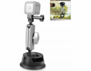 Puluz Přísavný držák pro fotoaparát a telefon na čelní sklo, závit 1/4'' / PU863