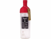 Hario Láhev s sítkem červená 750 ml