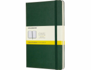 Moleskine Notes Classic L 13x21 tvrdý. myrta zelená kostkovaná