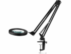 Activeshop STOLNÍ ZVĚTŠOVACÍ LAMPA LED GLOW 308, ČERNÁ