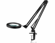 Activeshop STOLNÍ ZVĚTŠOVACÍ LAMPA LED GLOW 308, ČERNÁ