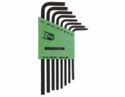 Bondhus Sada klíčů Torx typu L T6-T25, 8 kusů. (31732)