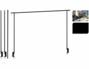 Mondex Kovový rám stolního osvětlení černý 135-250 cm