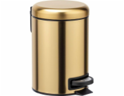 Wenko pedálový odpadkový koš 3L zlatý (50764)
