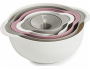 Zeller Multifunkční kuchyňská sada 5dílná, bílá / šedá / lesní 12x7, 15x7,5, 18,5x8, 22x12, 26x12,5 cm