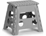 Zeller Skládací stolička plastová, šedá, 37 x 30 x 32 cm