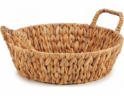 Gift Decor Dárková dekorace na stůl Kovový vodní hyacint s rukojeťmi Přírodní (35,5 x 16,5 x 39 cm)