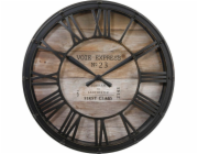 Atmosphera Nástěnné hodiny Brown Vintage 39 cm