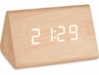 Gift Decor Dárková dekorace Digitální stolní hodinky Hněd...
