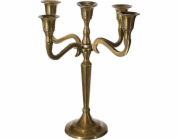 Atmosphera Svícen Gold s pěti rameny Leland 27 cm