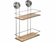 5five Dvoupatrová koupelnová police do sprchového koutu Venterra