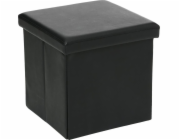Atmosphera Puf Callie Black 38x38 cm