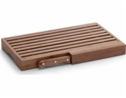 Zeller Dřevěné krájecí prkénko s nožem