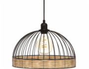 Atmosphera Závěsná lampa Suwa černá 35 cm