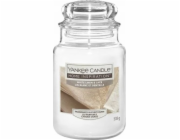 Yankee Candle Yankee Candle Home Inspiration bílá svíčka s motivem lnu a krajky velká 538 g