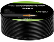 Vayox Koaxiální kabel 1,02 Cu + 32x0,12 mm Cu CC1-50GEL černý Vayox 50m