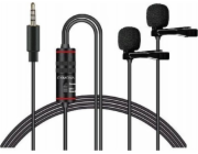 CKMOVA Mikrofon CKMOVA LCM3D - Duální klopový mikrofon pro fotoaparáty a chytré telefony