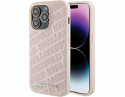 Karl Lagerfeld Karl Lagerfeld KLHCP15XPQKPMP Pevný kryt pro iPhone 15 Pro Max 6.7 růžový/růžový s prošívaným vzorem K