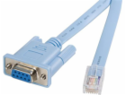 StarTech Kabel StarTech RJ-45 na DB9 Cisco 1,8 m M/F Modrý