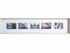 Atmosphera Frame AXEL 5-fotorámek, 22 x 97 cm, béžový