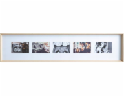 Atmosphera Frame AXEL 5-fotorámek, 22 x 97 cm, béžový