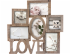 Atmosphera Fotorámeček LOVE s prostorem pro 6 fotografií
