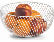 Zeller Kovový koš na ovoce O 26,5 cm, bílý, ZELLER