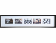 Atmosphera Frame AXEL 5-fotorámek, 22 x 97 cm, černý