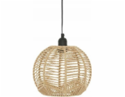 Atmosphera Závěsná lampa Závěsná lampa CAREN s proutěným stínidlem, O 24 cm