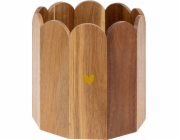 Atmosphera Kryt na květináč z akáciového dřeva, O 18 cm