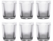 Vivalto Sklenice s křišťálovým vzorem, 300 ml, 6 kusů