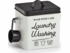Zeller Plechovka na prací prášek LAUNDRY s odměrkou a víčkem