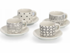 Zeller Sada geometrických hrnků na espresso 70 ml