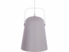 Atmosphera Závěsná lampa Kovová stropní lampa šedá, O 22 cm