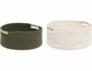 Atmosphera Bavlněné tkané úložné koše TROPICAL, 2 ks