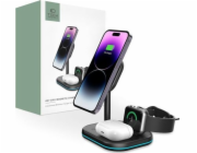 Tech-Protect Nabíječka Tech-Protect QI15W-A27 3v1 magnetická bezdrátová nabíječka MagSafe černá