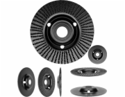Dedra rašplový kotouč s drážkou 125 mm, hrubost 3