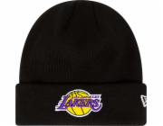 New Era Kšiltovka Essential Cuff Beanie Los Angeles Lakers 60348856 Černá Jedna velikost