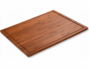 Kesper krájecí prkénko s protiskluzovými nožičkami, tmavý bambus, 50 x 56 cm