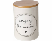 Boltze Keramická nádoba na potraviny Enjoy s vzduchotěsným bambusovým víkem