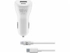 Cellular Line USB-C AUTONABÍJEČKA DUAL KIT C2L 30W BÍLÁ n...