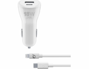 Cellular Line USB-C AUTONABÍJEČKA DUAL KIT C2L 30W BÍLÁ nabíječka