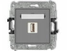 Karlik USB-AA zásuvka Karlik Mini 27MGUSB-1 single 2.0 še...