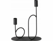 Boltze Svícen černý kov ORLANDO