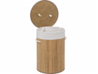5five Koš na prádlo Koš na prádlo BAMBOO, kulatý s víkem,...
