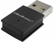 Qoltec Bezdrátový adaptér Ultra rychlý mini WiFi Standard AC | BT 4.0 USB | 600 Mb/s