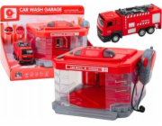 LeanToys Hasičský sbor Pračka Vysílačka Světla Zvuky Voda